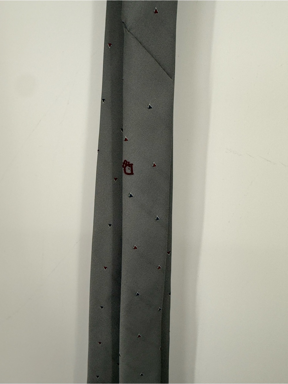 Vintage Christian Dior Monsier Gray Men's Tie with Subtle Pattern - Picture 6 of 8